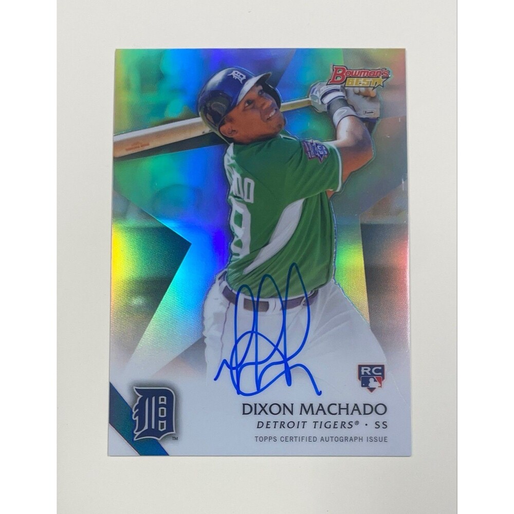 2015 Bowman's Best - Best of 2015 Autographs Dixon Machado #B15-DM Refractor